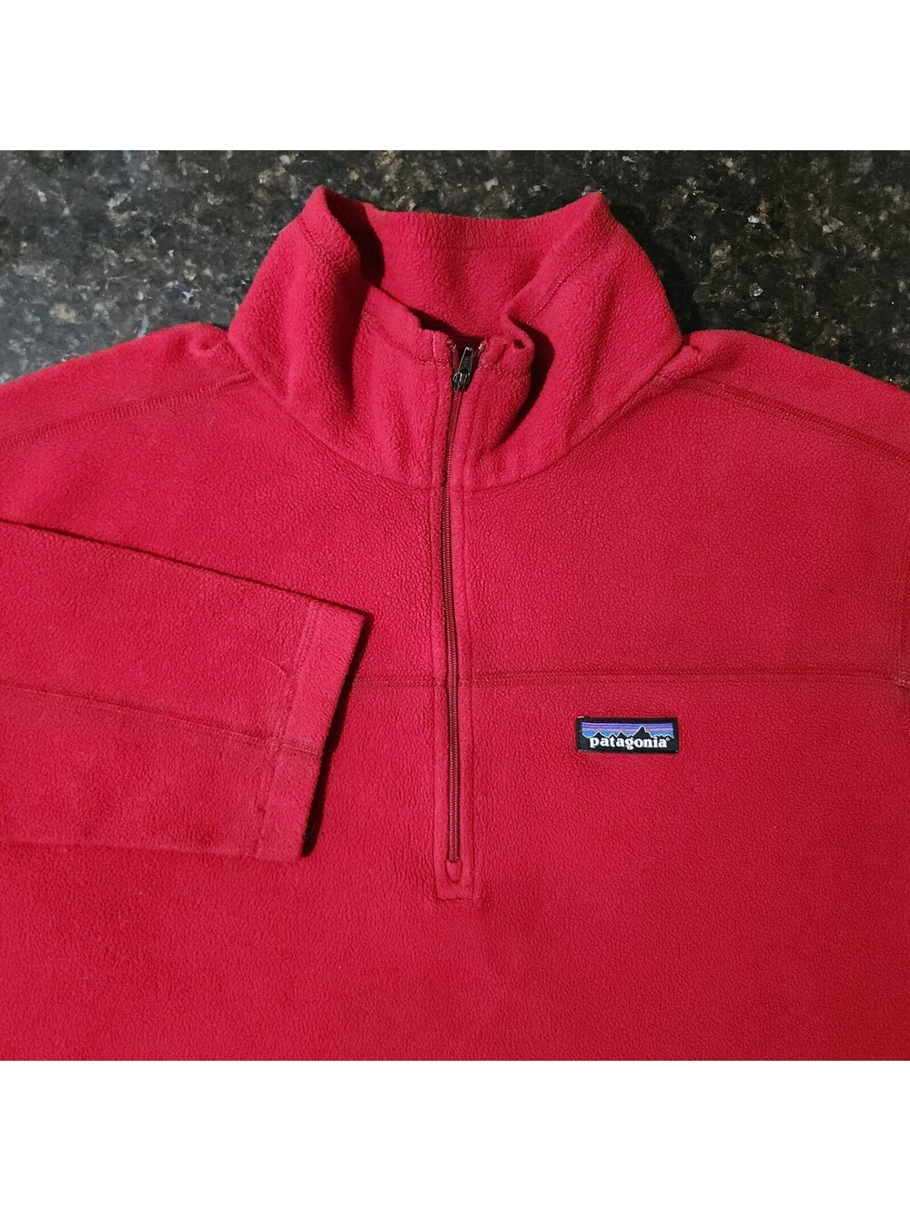 Patagonia Micro D Pullover Fleece 1/4 Zip Sweater Jacket Mens Medium Outdoor